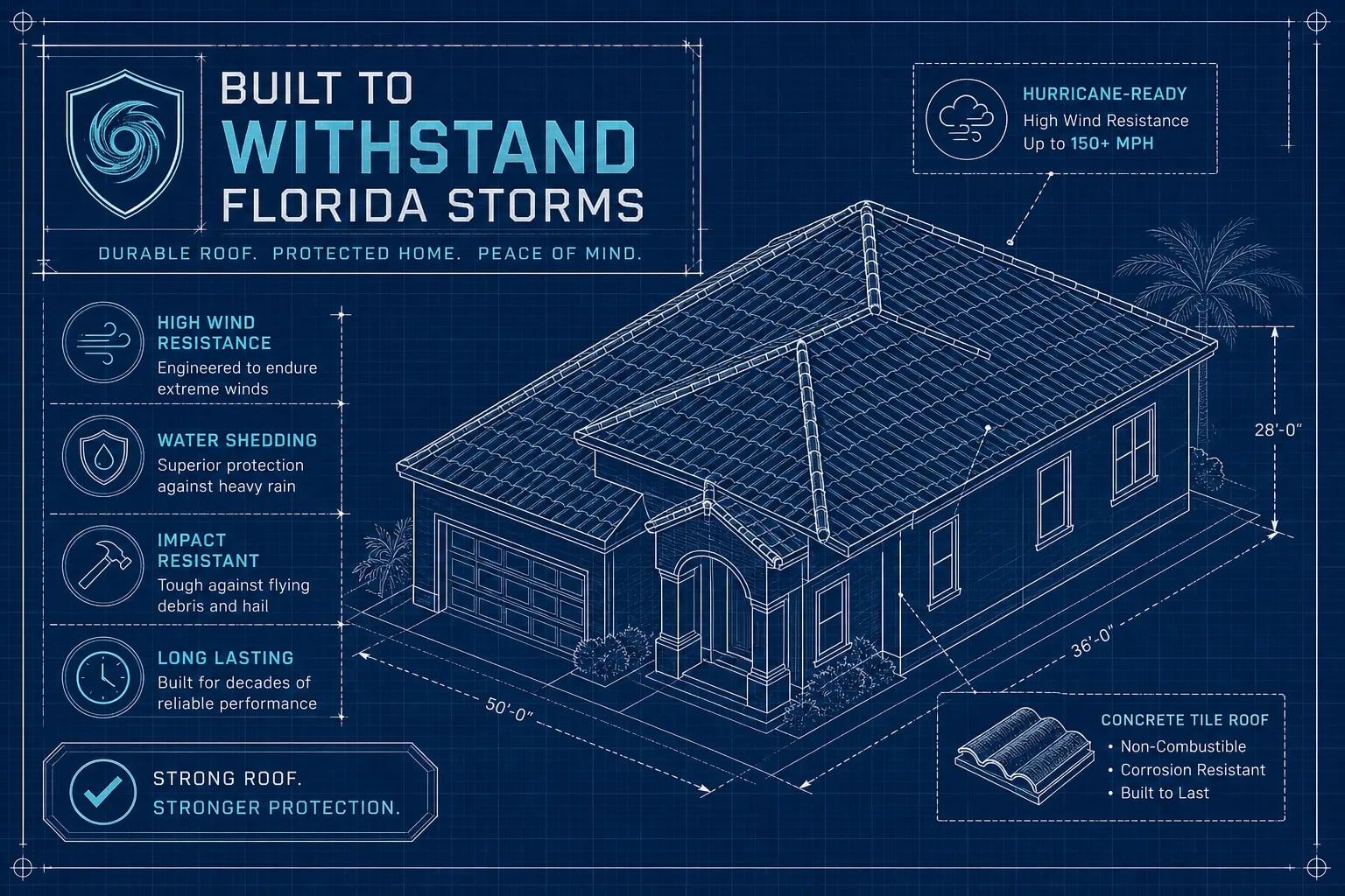 Most Durable Roof Type for Hurricane-Prone Florida Homes