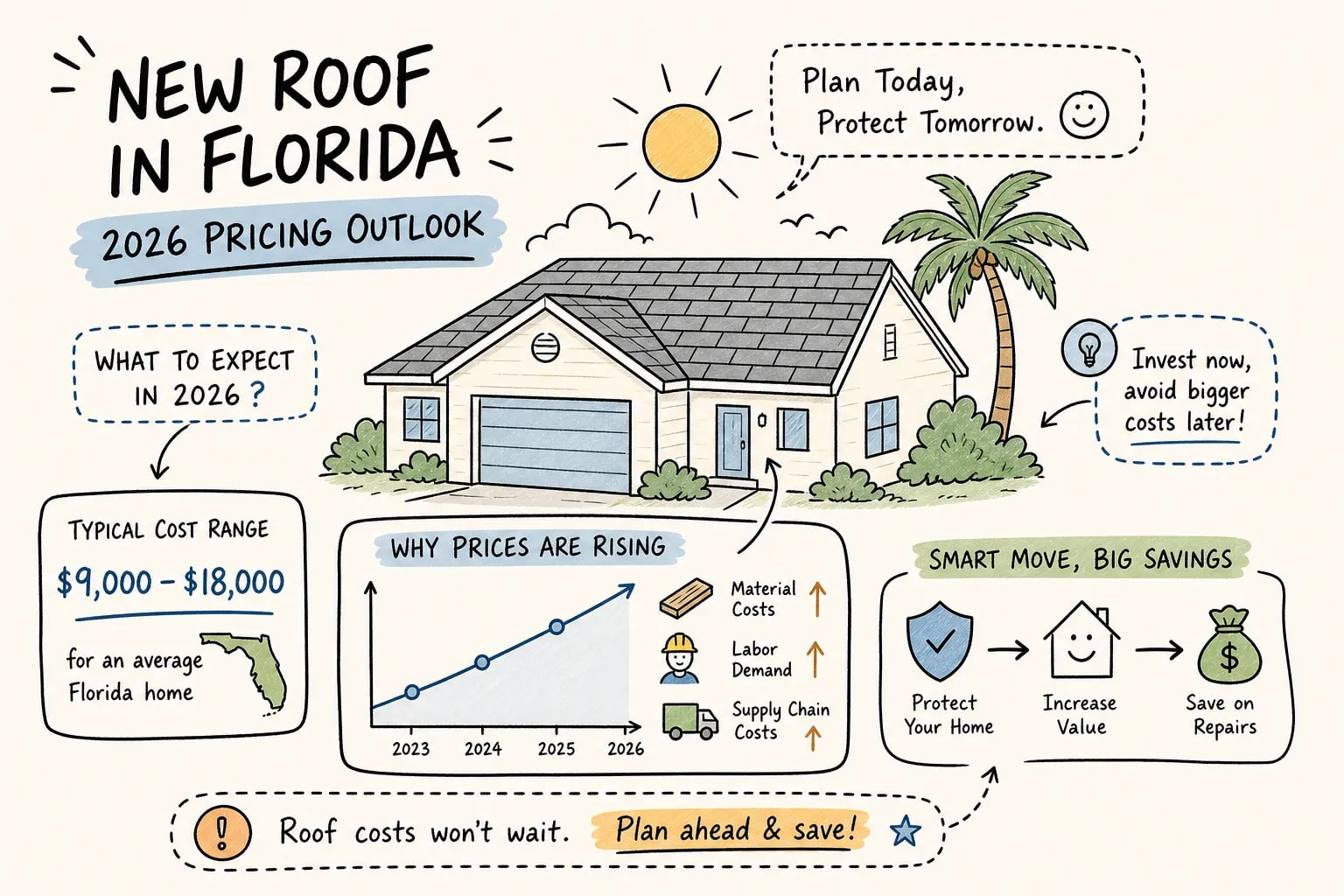 New Roof Price in Florida: What to Expect in 2026