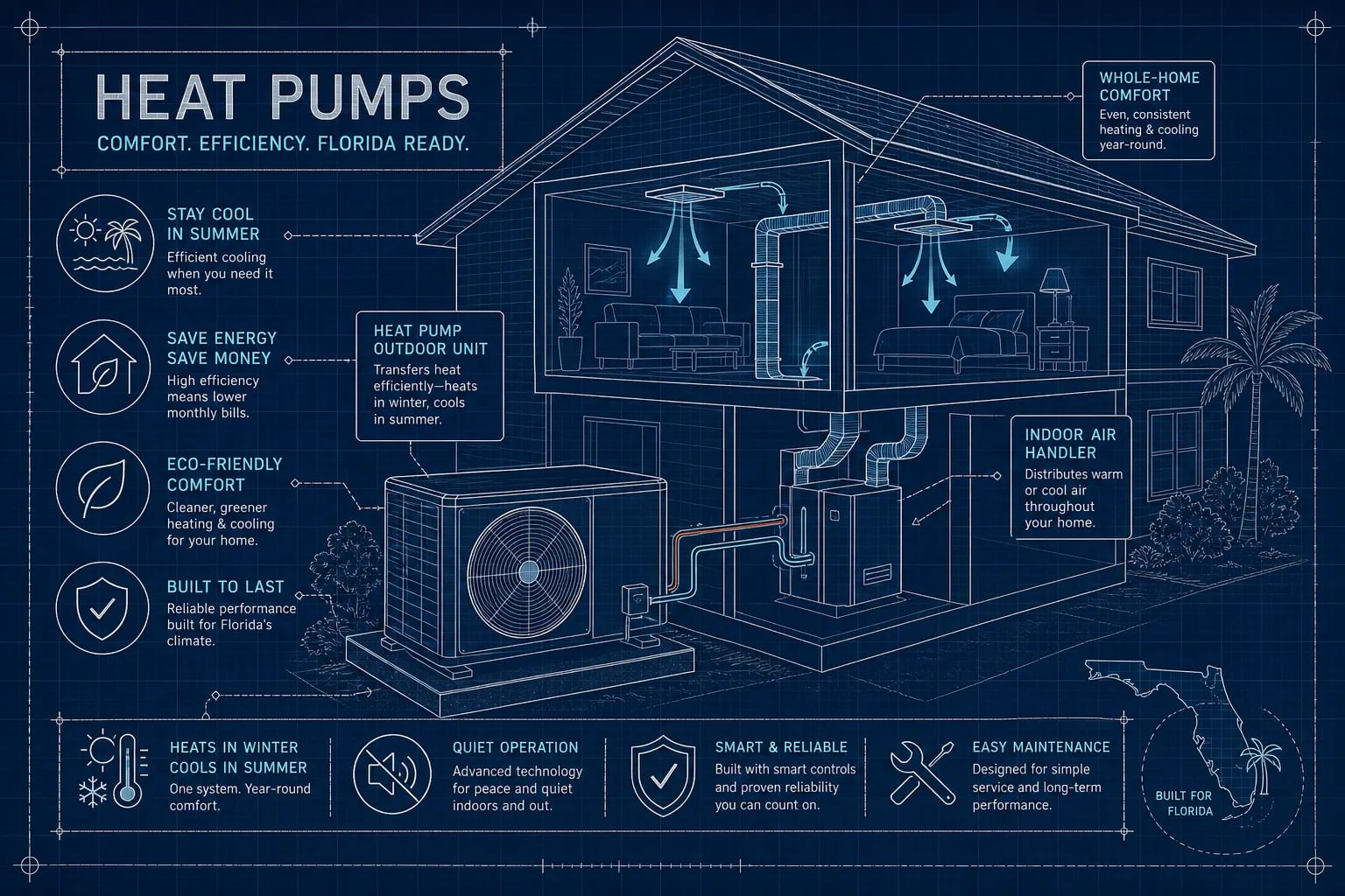 Florida Heat Pump Systems: The Complete Homeowner's Guide
