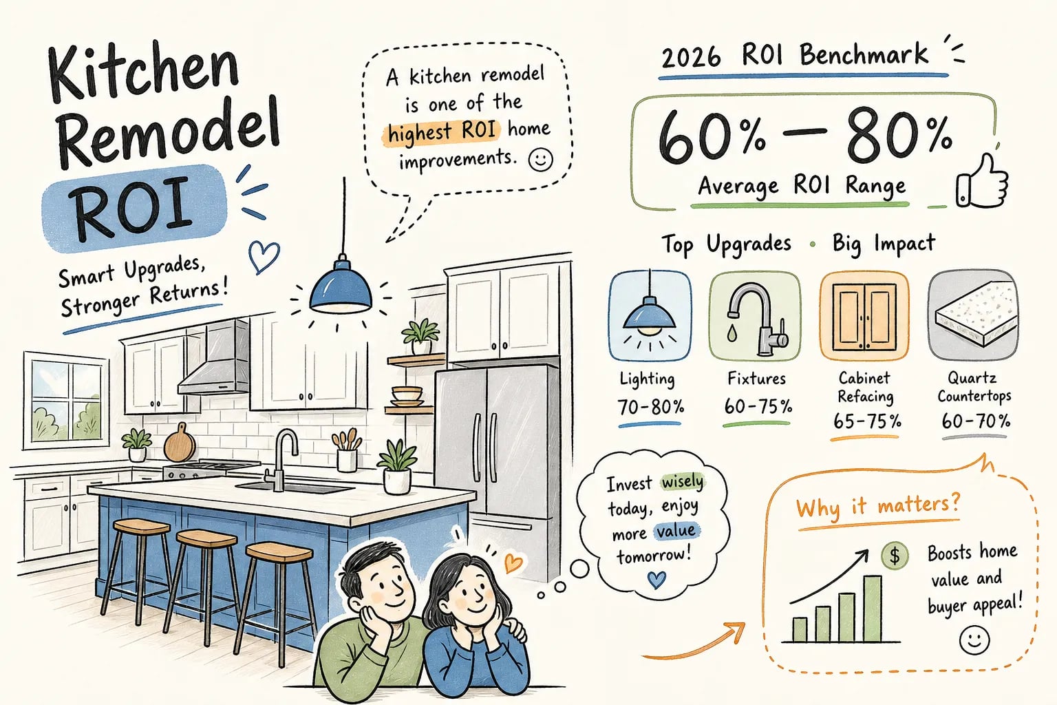 Kitchen Remodel ROI: 2026 Benchmarks and Best Upgrades