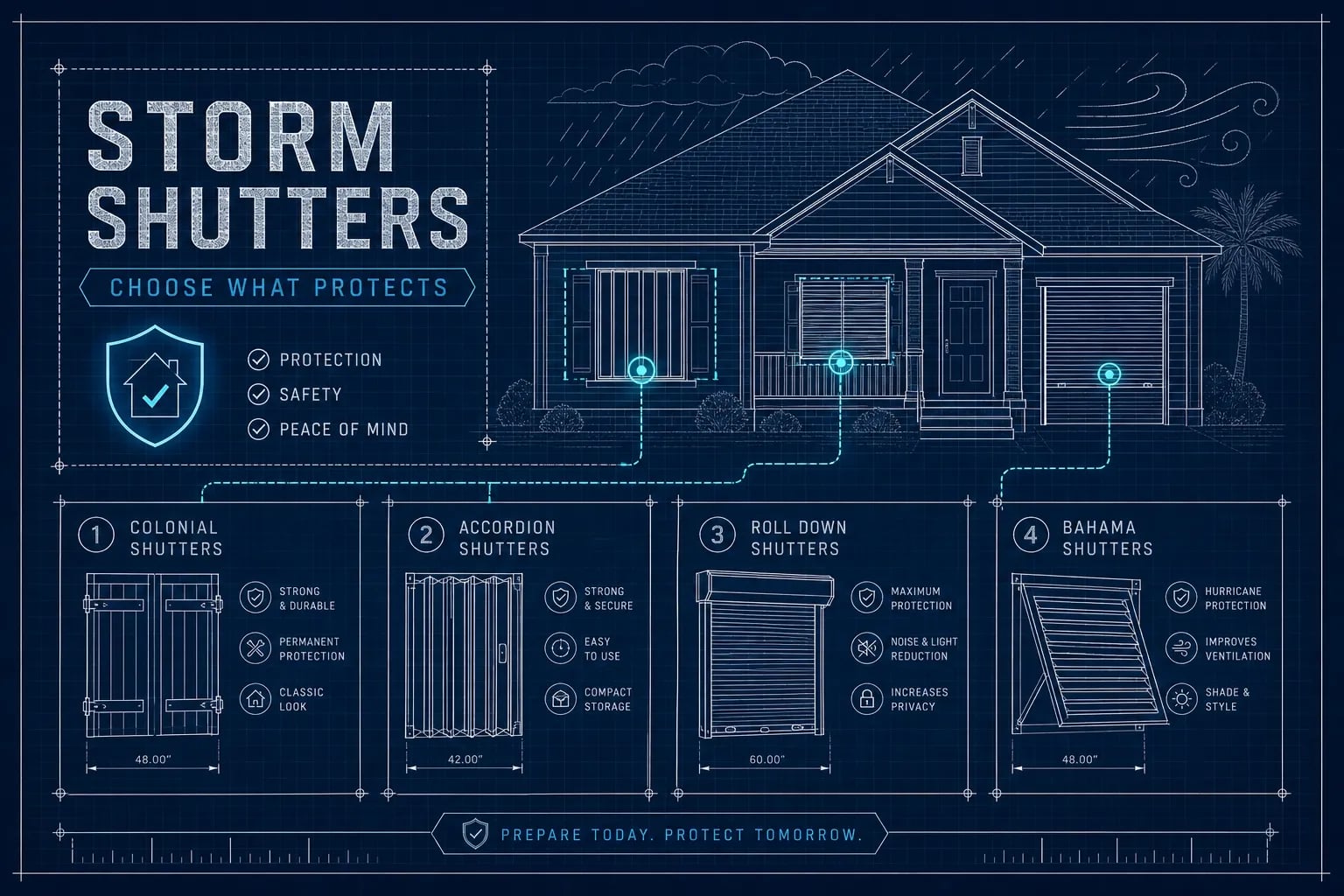 Types of storm shutters: which one is right for your home?
