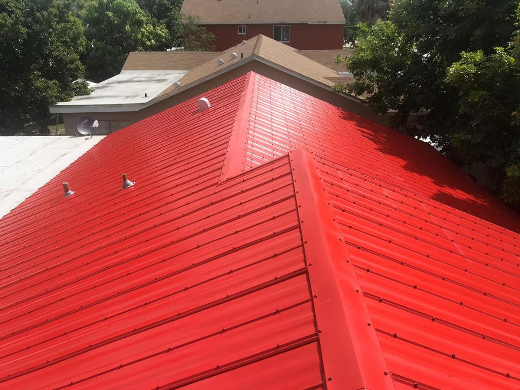 Metal roof